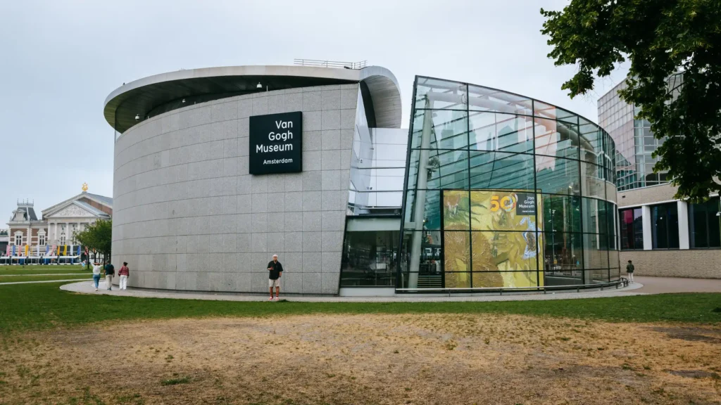 Van Gogh Museum exterior in Amsterdam