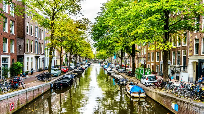 Jordaan Canals Amsterdam – Romantic Proposal by Water Romantic proposal along Jordaan canals with flowers and historic houses