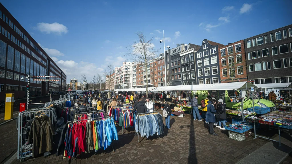 Waterlooplein Flea Market Amsterdam Vintage clothing and curiosities at Waterlooplein Market, Amsterdam
