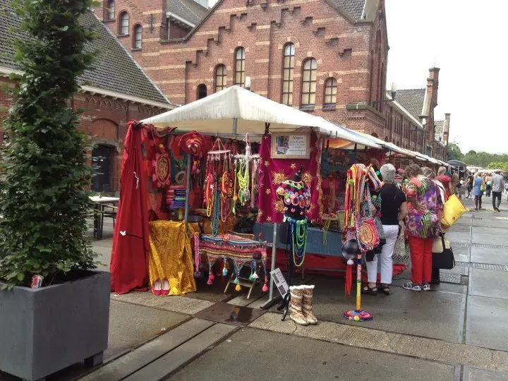 Sunday Market Westergas Amsterdam Art, crafts, and street food at Sunday Market, Westergasfabriek, Amsterdam